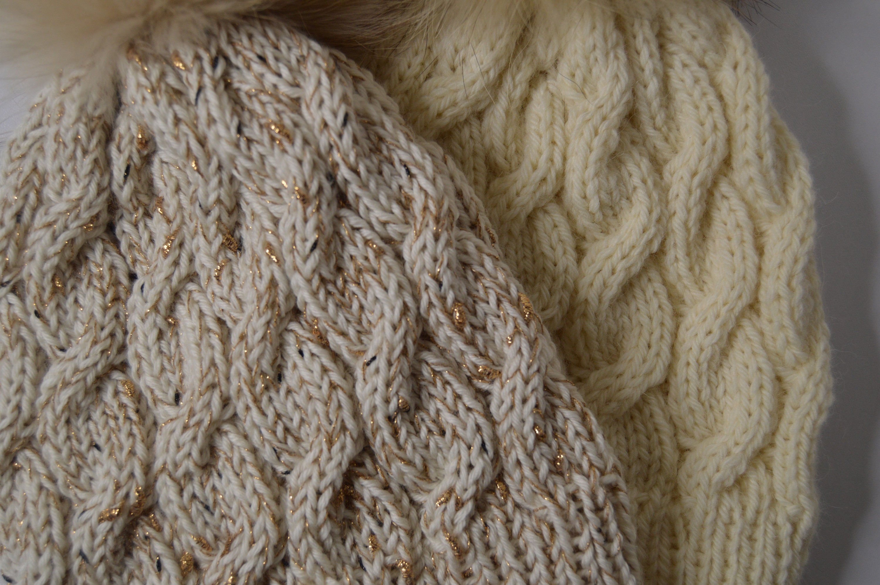 PDF KNIT PATTERN Easy Simple Beginner Cable Knitting Hat Instant ...