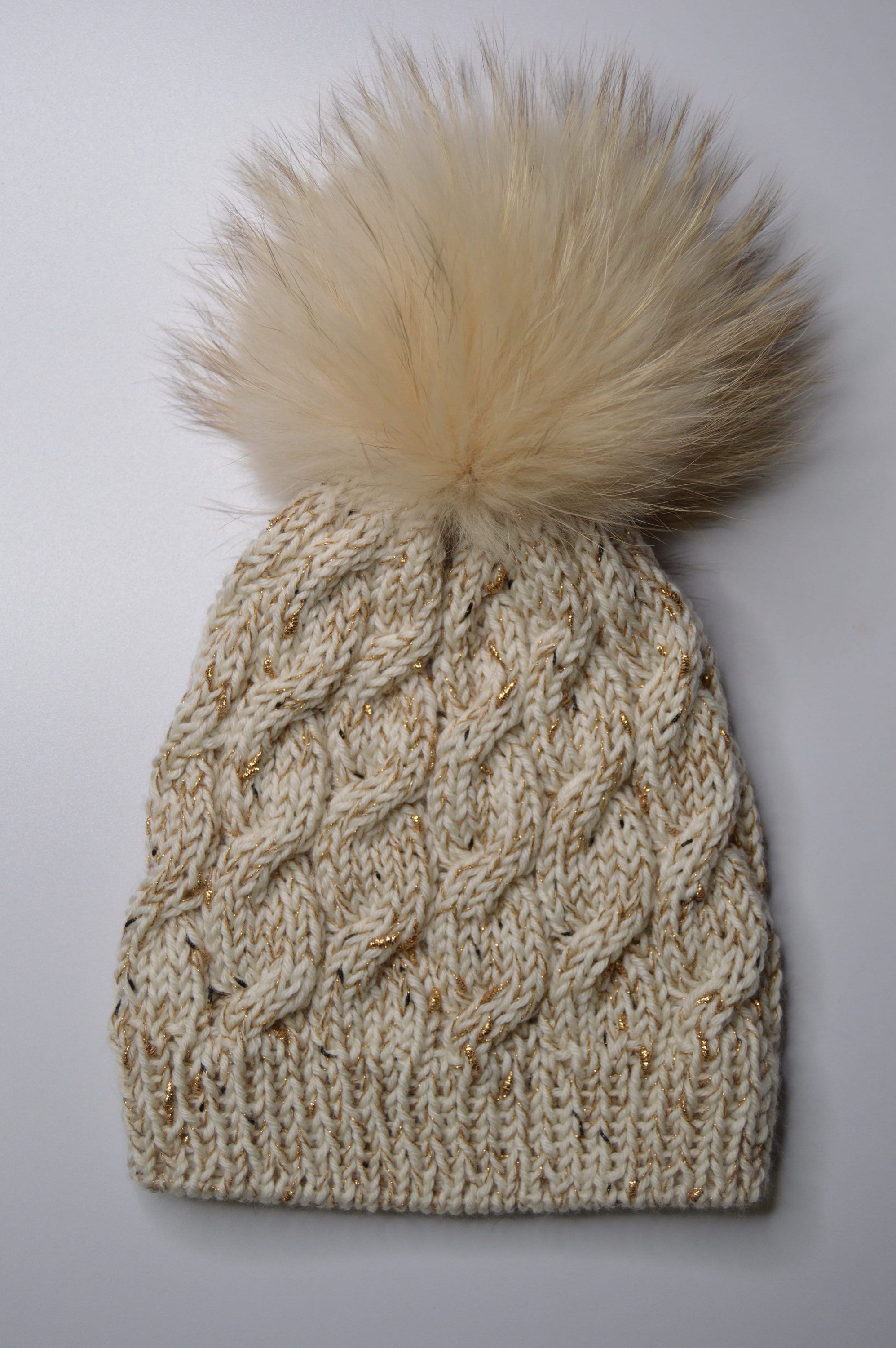 PDF KNIT PATTERN Easy Simple Beginner Cable Knitting Hat Instant ...