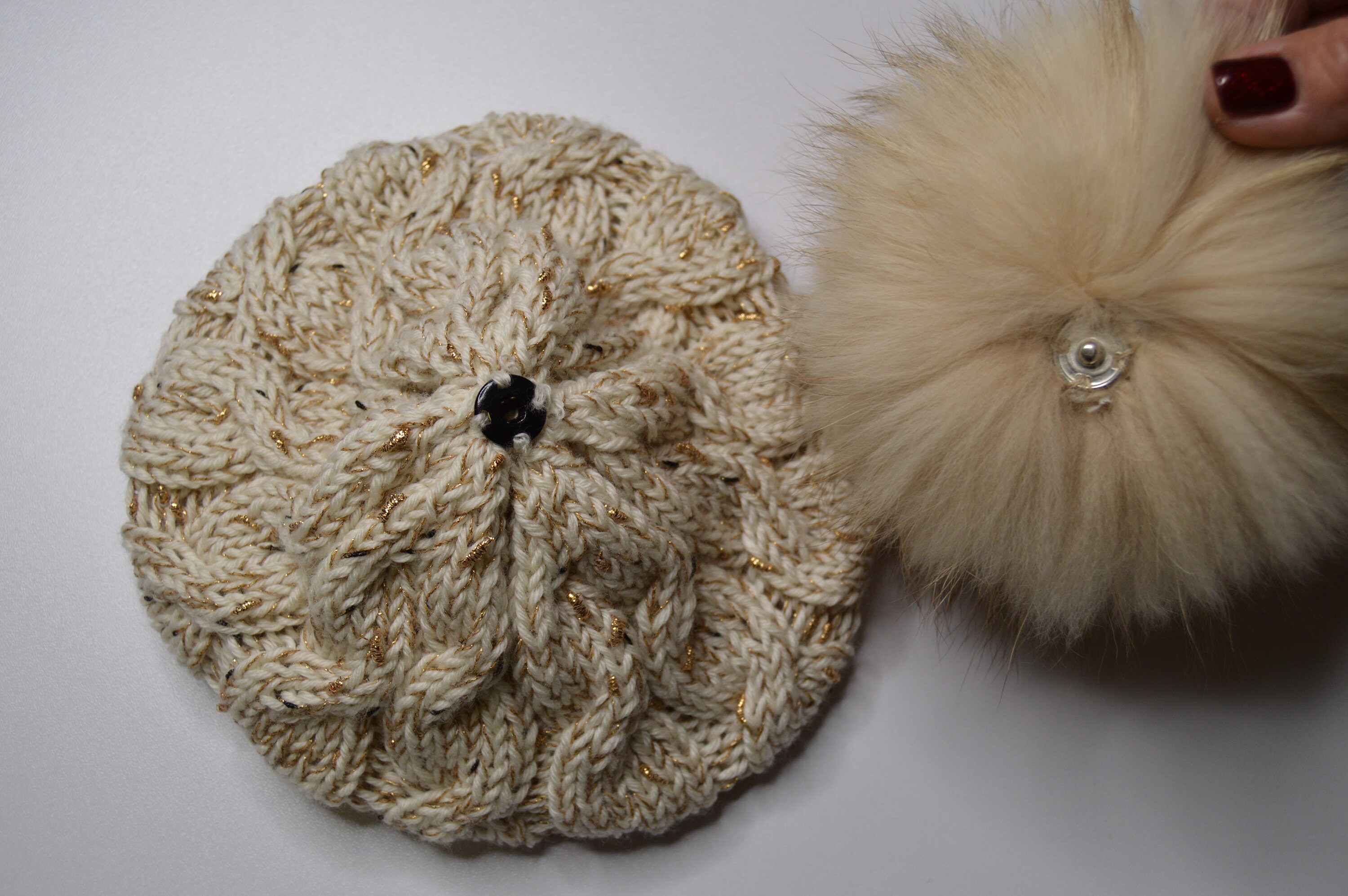 PDF KNIT PATTERN Easy Simple Beginner Cable Knitting Hat Instant ...