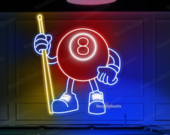 Billiard Neon Sign Open Sign Billiard Pool Table Light Billiard