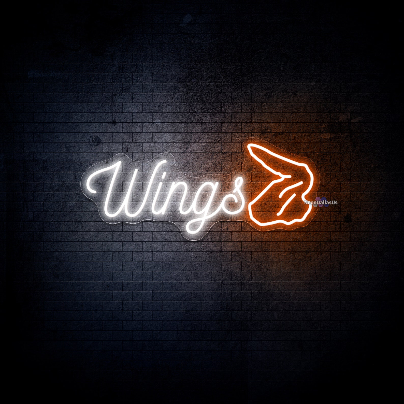 Chicken Wings Neon Sign Chicken Wings Led Sign Fried Chicken Neon Light ...