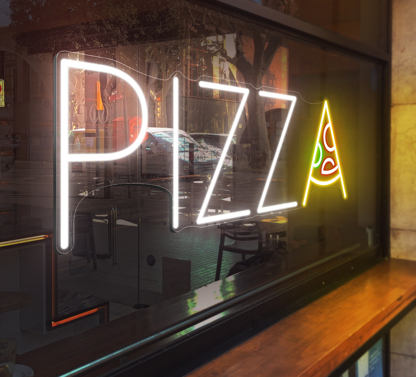 Pizza Open Neon Sign Open Pizza LED Sign Pizza Neon Sign Neon - Etsy