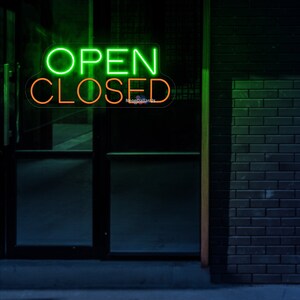 Open Neon Sign Open Outdoor Led Light Open Closed Sign Open Close Shop ...