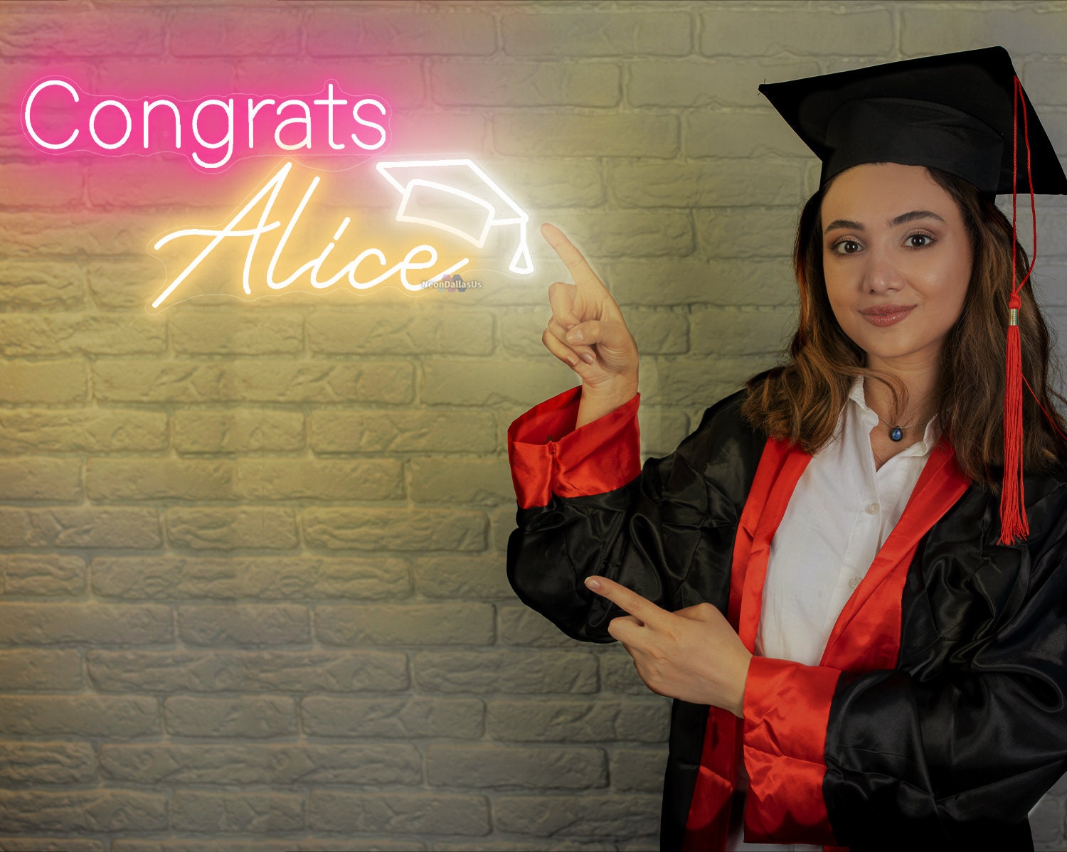 Congrats Grad Sign Personalized Congrats Grad Neon Sign Congrats Grad Sign Custom Neon Congrats Neon ...