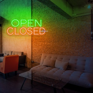 Open Neon Sign Open Outdoor Led Light Open Closed Sign Open Close Shop ...