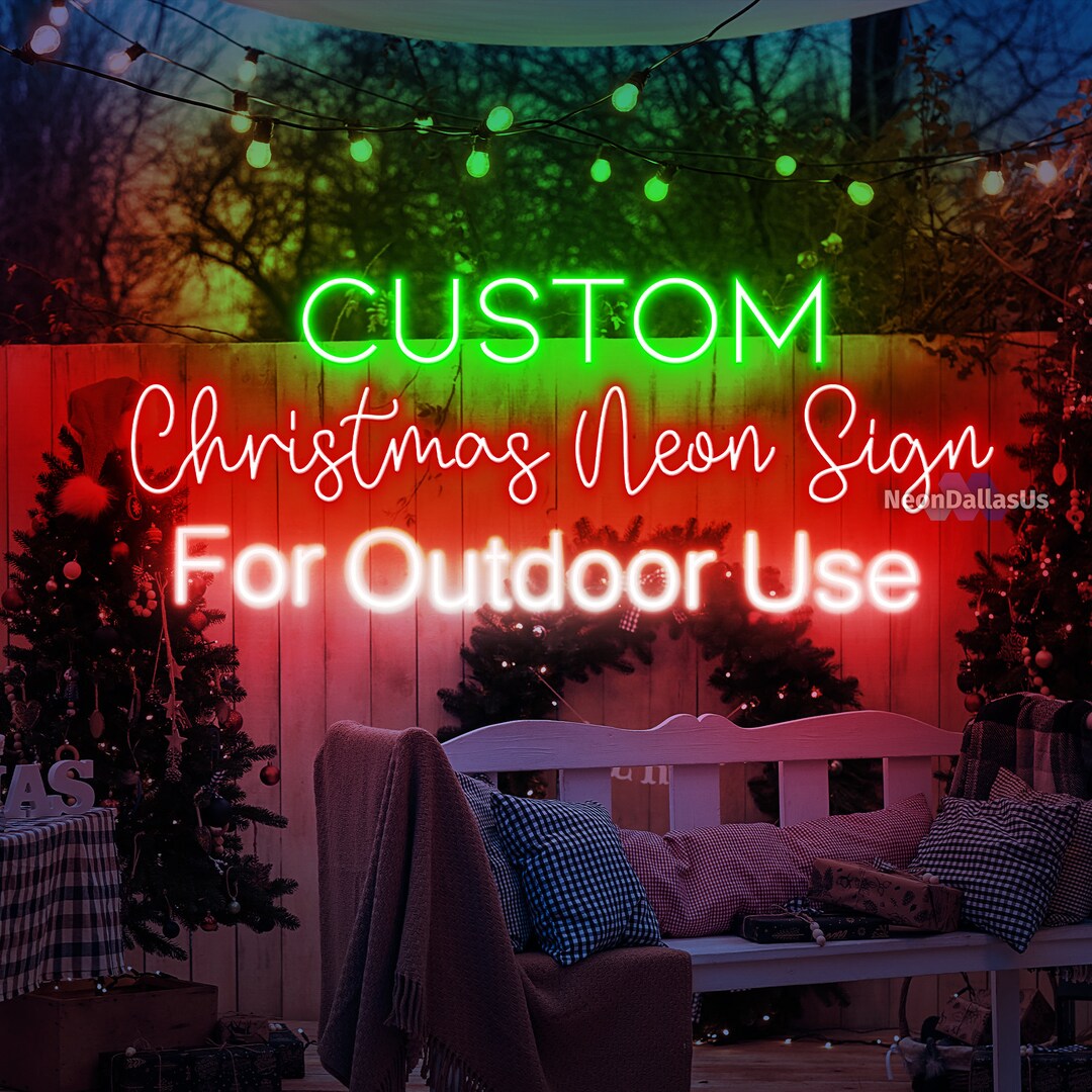 Outdoor Neon Sign Custom Business Waterproof Neon Light up Sign Neon
