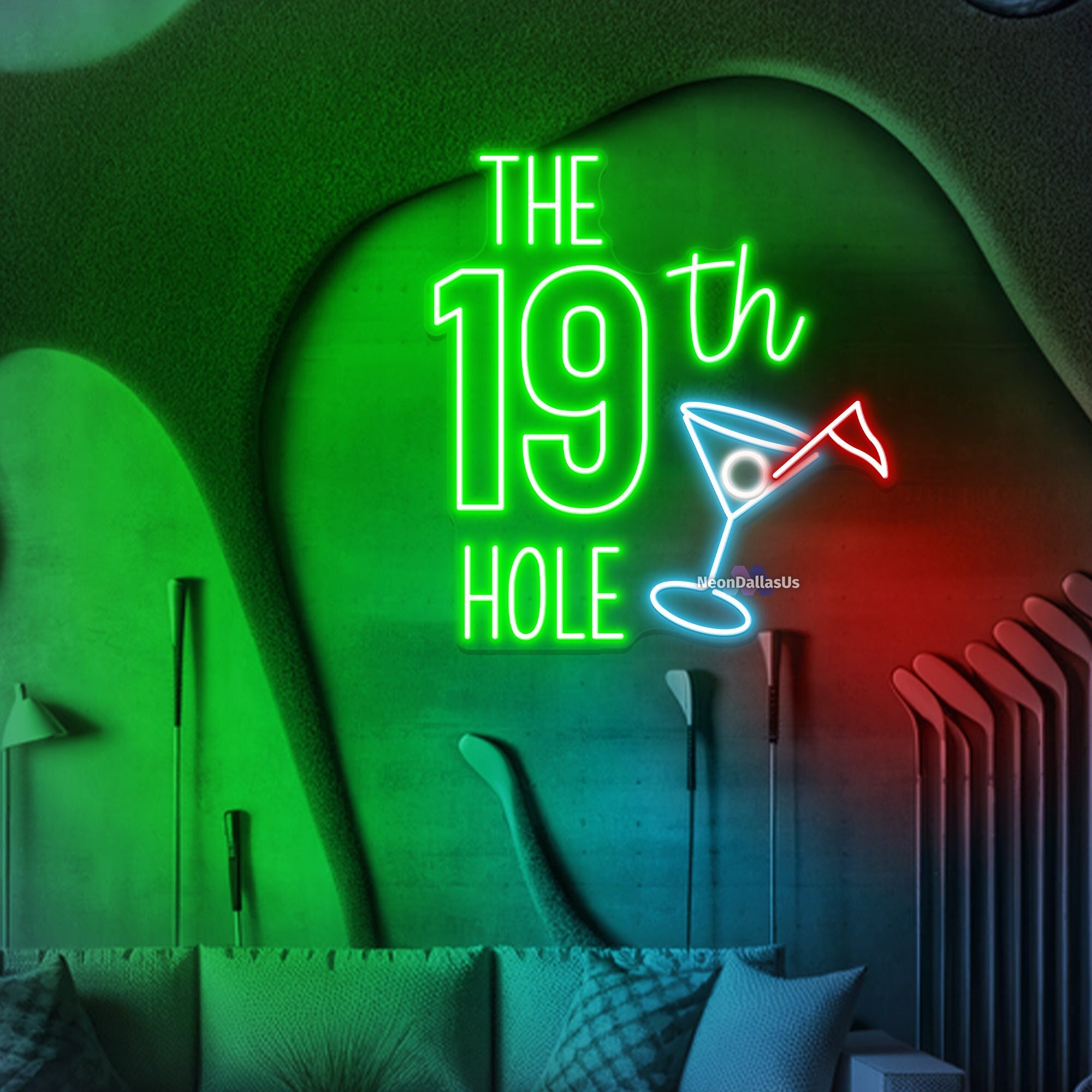 Decorazione Da Parete Di Halloween Con Luce Al Neon, Luce Al Neon A LED Per Camera Da Letto 18X20CM | Leroy Merlin