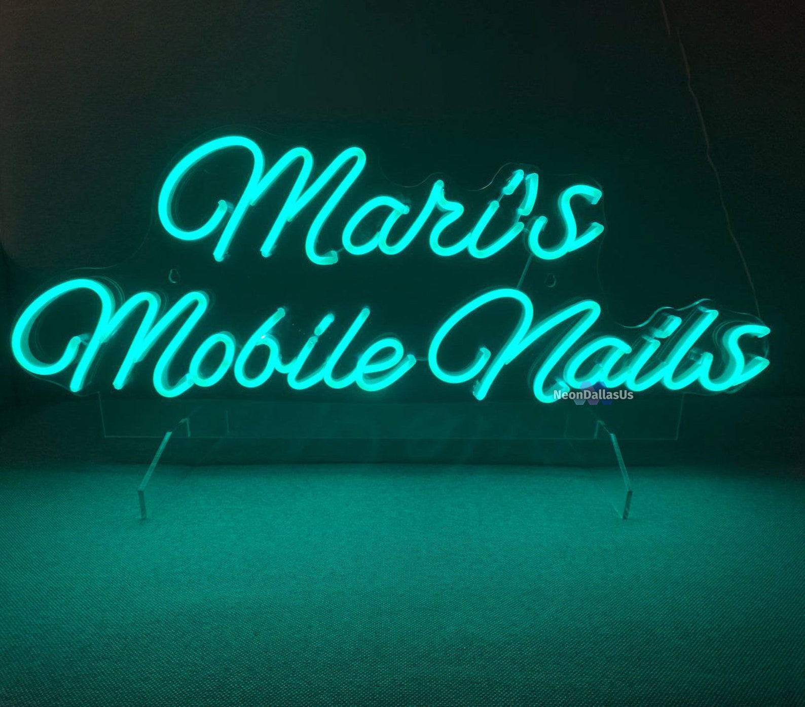 Personalized Neon Table Sign Custom Neon Name Sign Free Etsy