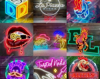 Personalized Neon Sign Neon Logo Sign Custom LED Sign Custom Neon Sign Business Logo Neon Sign Neon Sign With Logo Customized LED Light