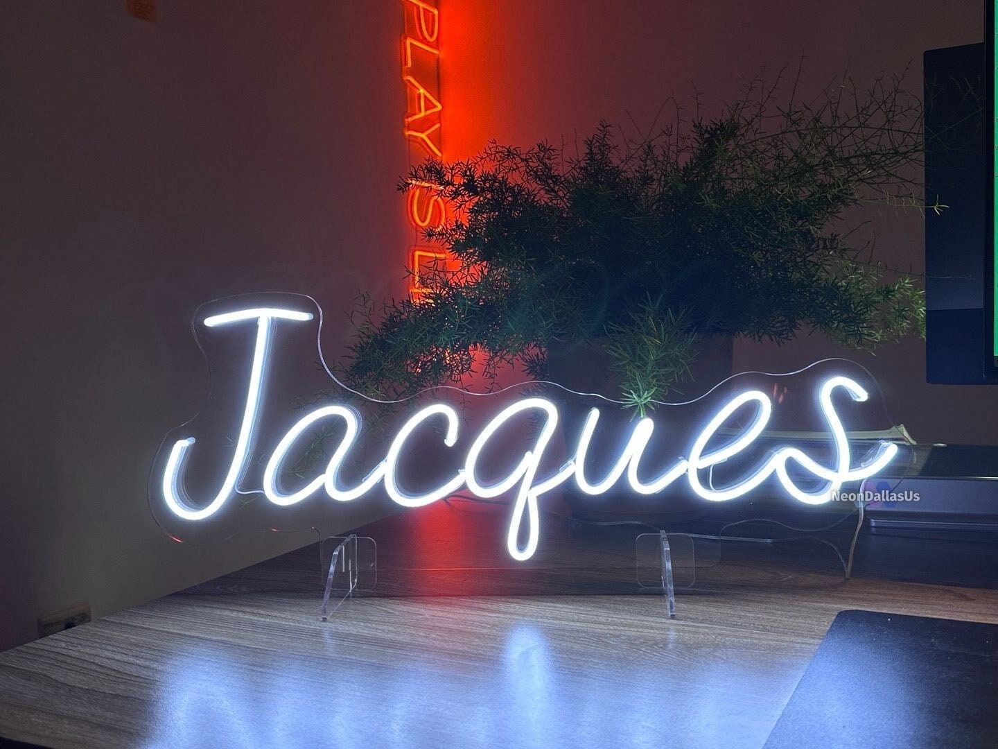 Personalized Neon Table Sign Custom Neon Name Sign Free - Etsy