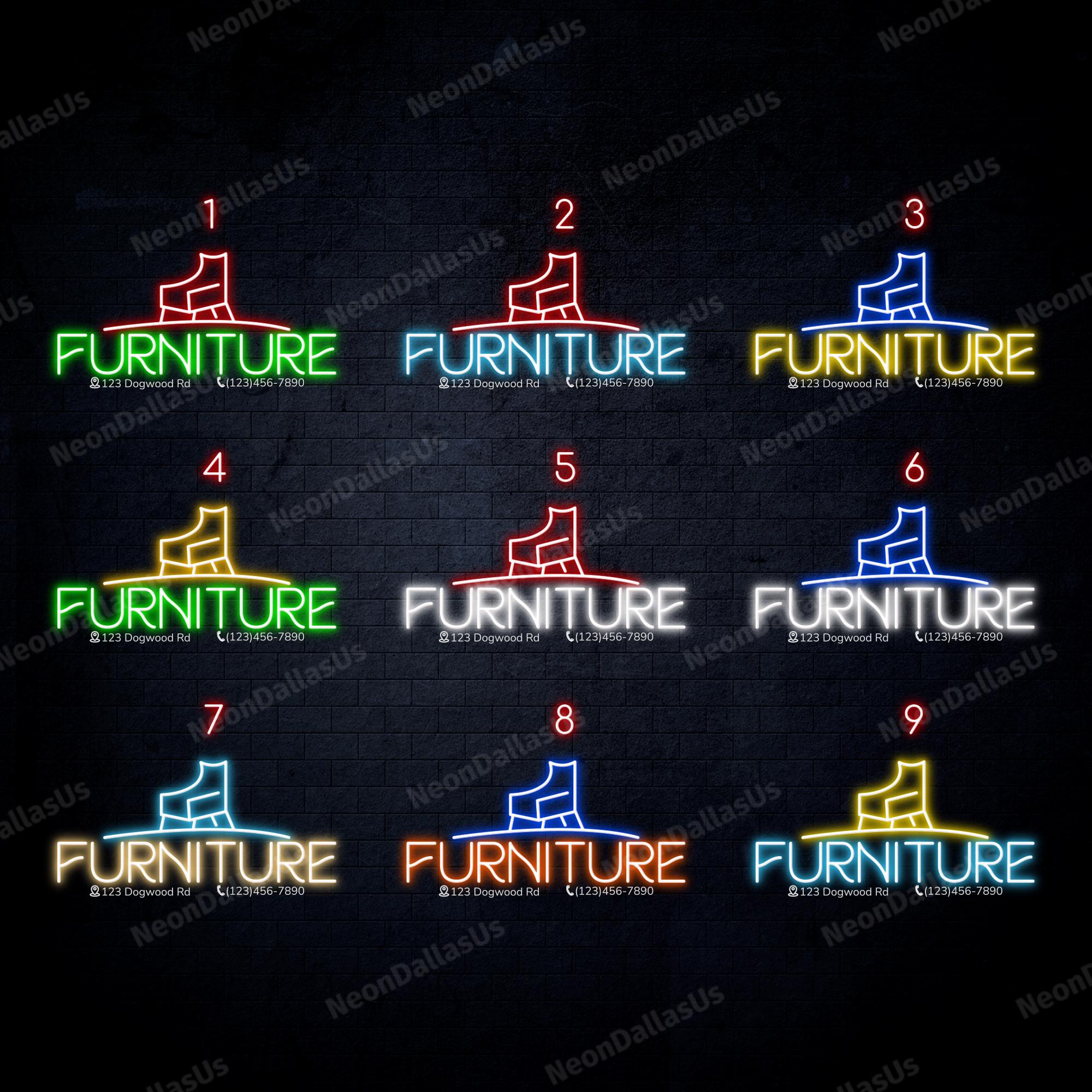 Furniture LED Light Furniture Open Neon Sign Open LED Sign for