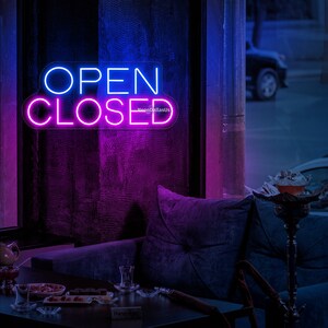 Open Neon Sign Open Outdoor Led Light Open Closed Sign Open Close Shop ...