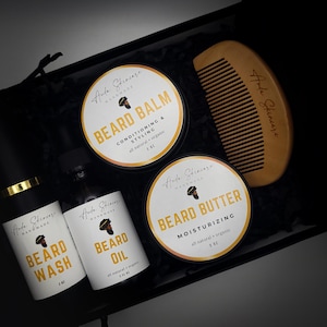 Handmade Organic Beard Care Set – Oil, Balm & Wash