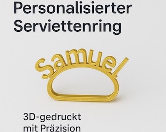Gepersonaliseerde servetringen met namen - Kerstmis, verjaardag, doop, feestdagen, bruiloft