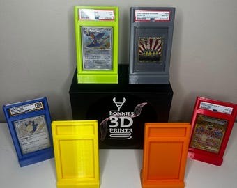 PSA slab display case and stand