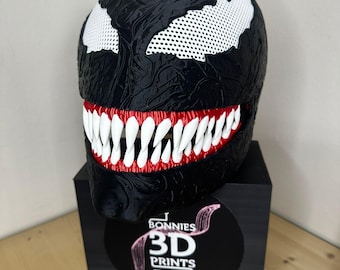 Ve-nom Mask With Moving Jaw - Full Face Cosplay Accessory - 3D