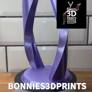 3d printed DNA spiral clipper stands hold 9 or 14.(13 IS NOW 14)