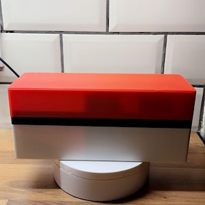 3D gedruckter Pokémon style Top-Loader Aufbewahrungsbox mit Deckel
