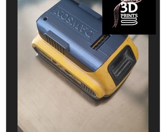 Personalised 18v DEWALT battery dust protectors
