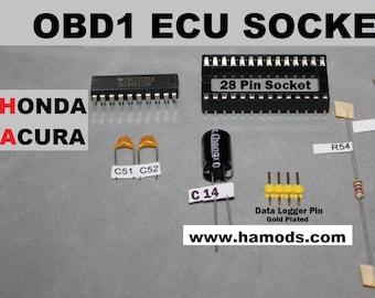 Honda Acura OBD1 ECU-aansluitingenset: P28, P30, P72 VTEC/Non-VTEC