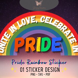 Pride Rainbow svg, LGBT Rainbow Svg, Lesbian Svg, Gay Pride Svg Files, LGBT Quotes Svg, Laptop stickers, Gay Festival Outfit Svg, UNITE