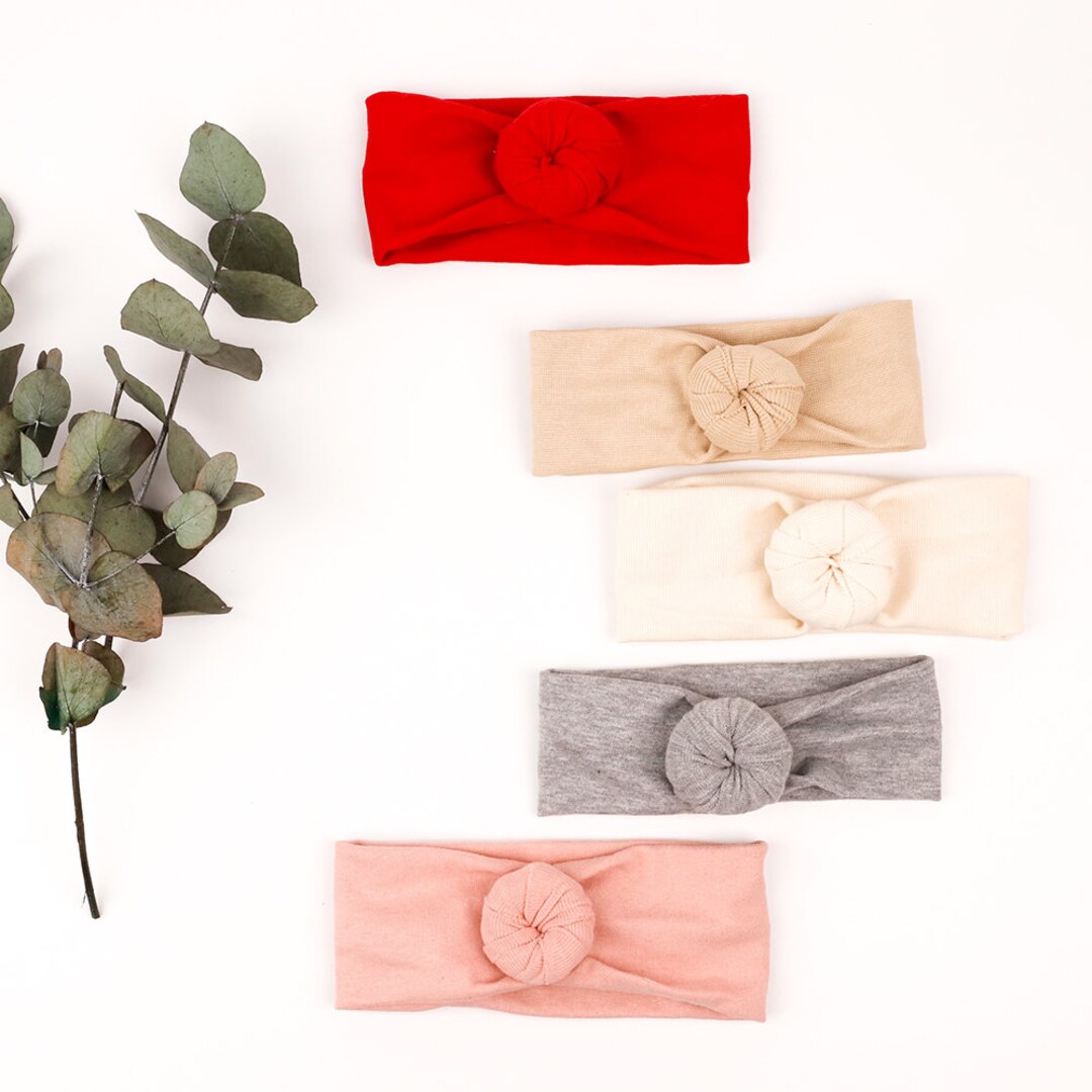 5piece Set of Baby Girl Headbands Baby Donut Headband Baby Hair Band