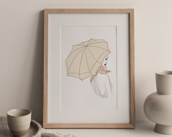 French Line Art, Parisian Decor, Paris Art Print, Downloadable Prints, Minimalistic Art Prints, Printable Wall Art, Digital Download Art