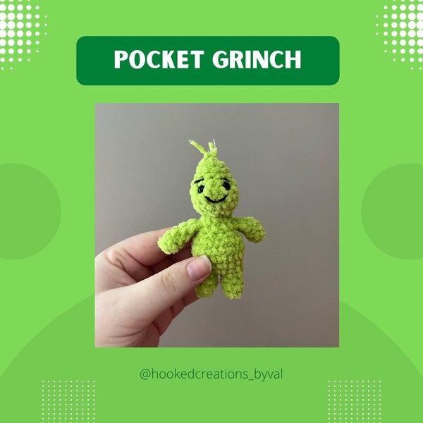 Pocket Grinch Crochet Pattern