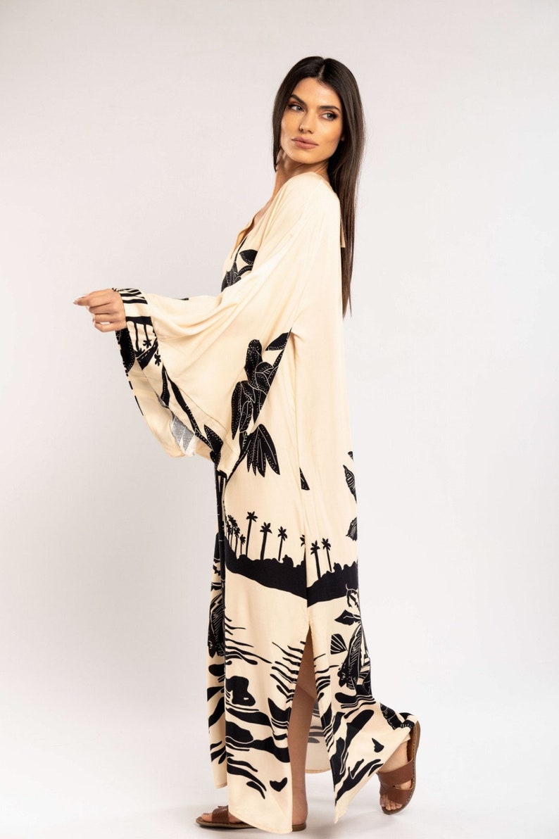 Unique Palm Tree Island Dress - Etsy
