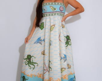 Unique marine sea shells shell octopus animals dress island life