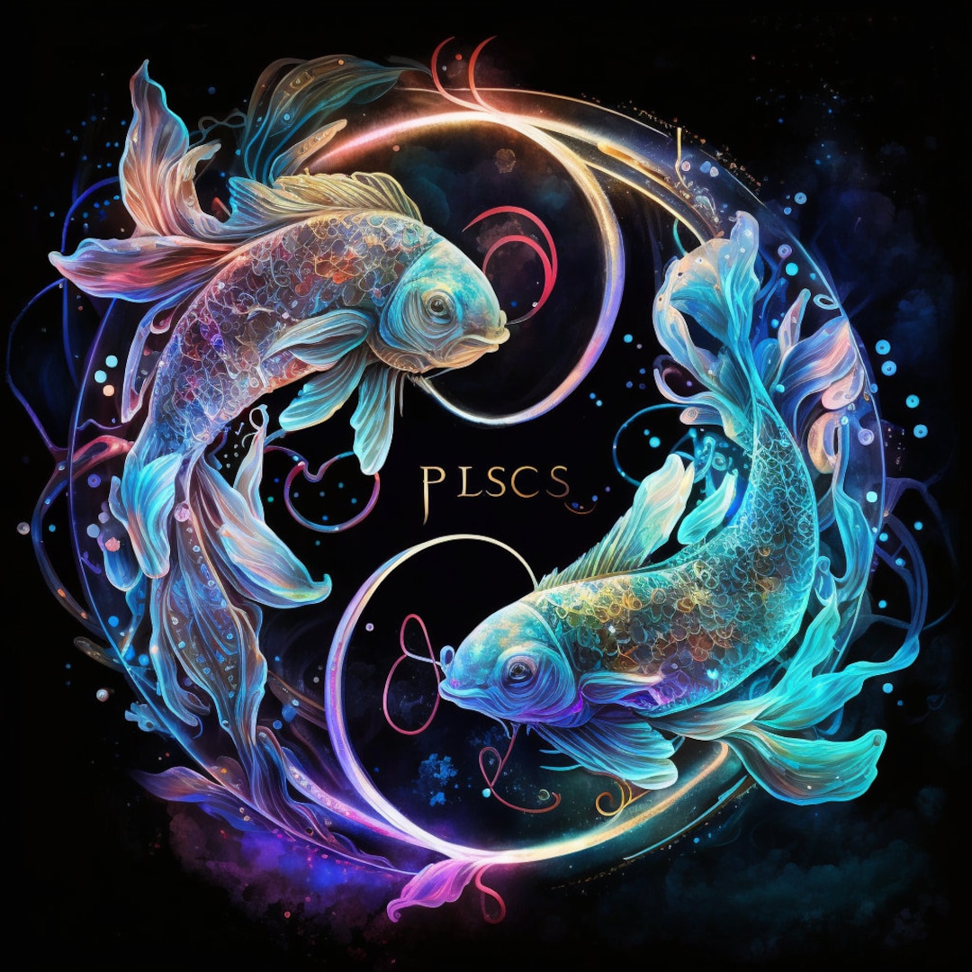 Pisces 12 Zodiac Sign T Shirt Mugs Canvas Wallpaper Etsy Australia