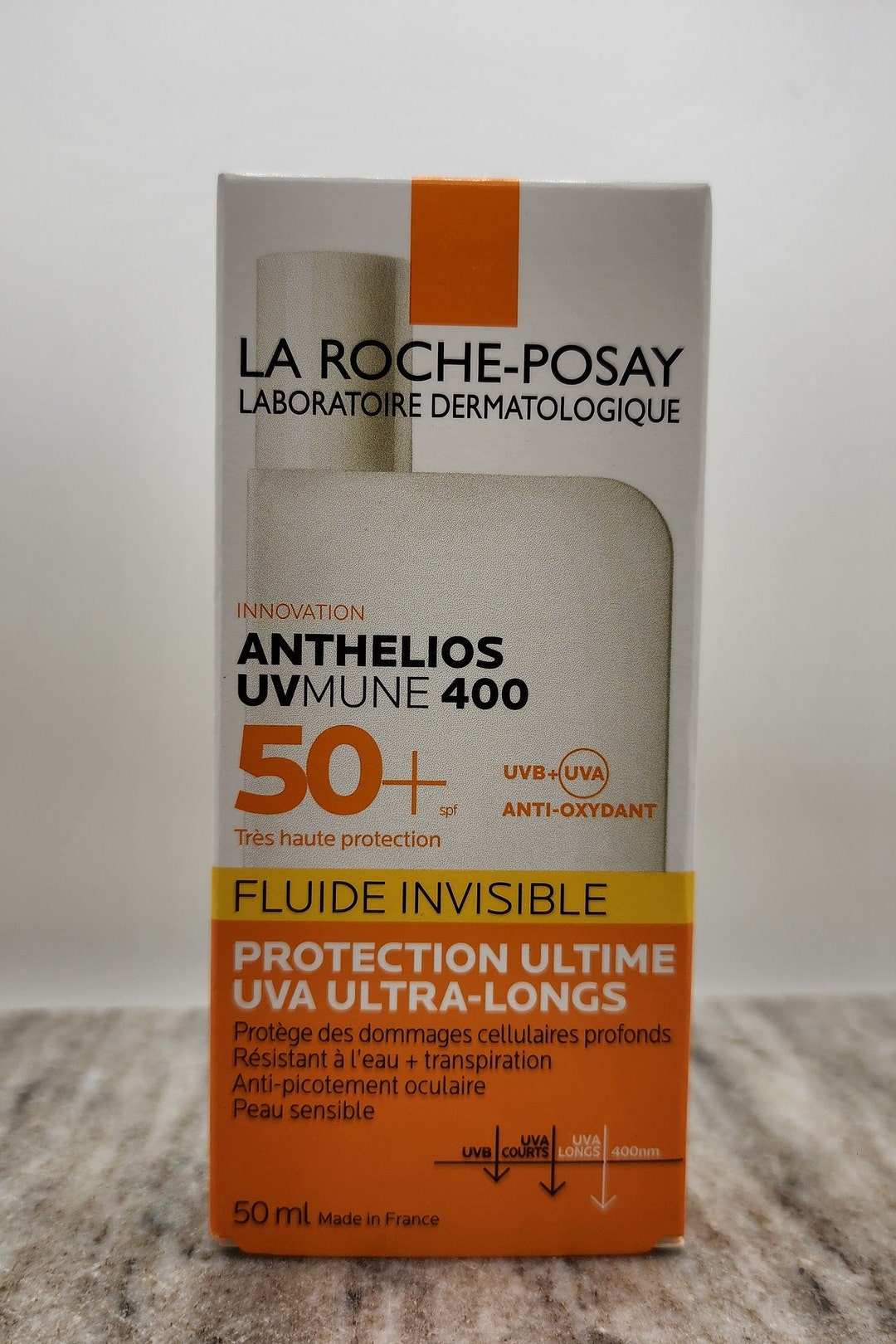 Anthelios Invisible Fluid Uvmune 400 Lsf 50+ La Roche-posay Anthelios Uvmune 400 SPF 50 Invisible Fluid Sunscreen
