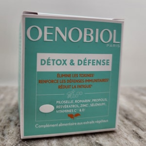 Oenobiol Detox and Defense for  boost IMMUNITY 60 tablets French Brand  Exp:  05/24