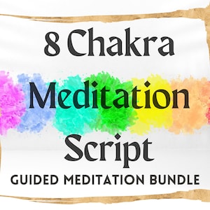 Chakra Meditation Script Bundle: Guided Visualizations (Digital Download)