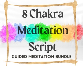 Chakra Meditation Script Bundle: Guided Visualizations (Digital Download)