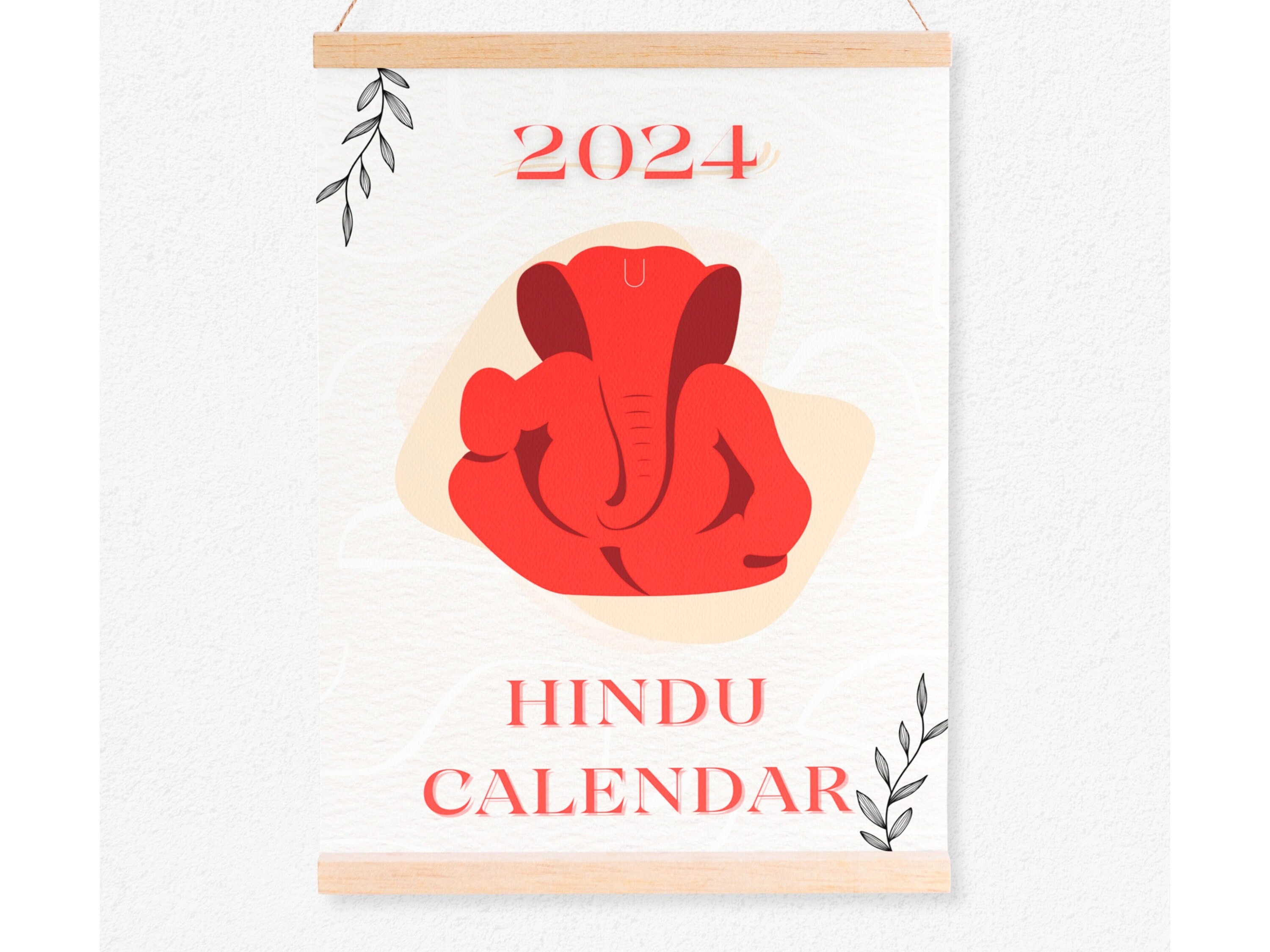 2024 Hindu Calendar With All Hindu Festival Dates, Lunar Phases, Lunar