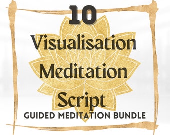 10 Visualisation Meditation Scripts: Guided Imagery Bundle (Digital Download PDF)