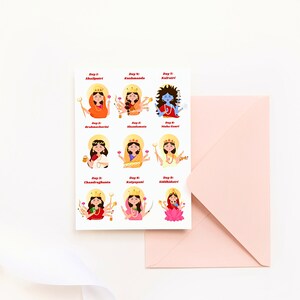 Durga Puja Greeting Card, Durga Pooja Gifts, Navratri decoration, Indian Festival, Navrati  Postcard, Durga Pooja 2023 2024, Gift for Indian