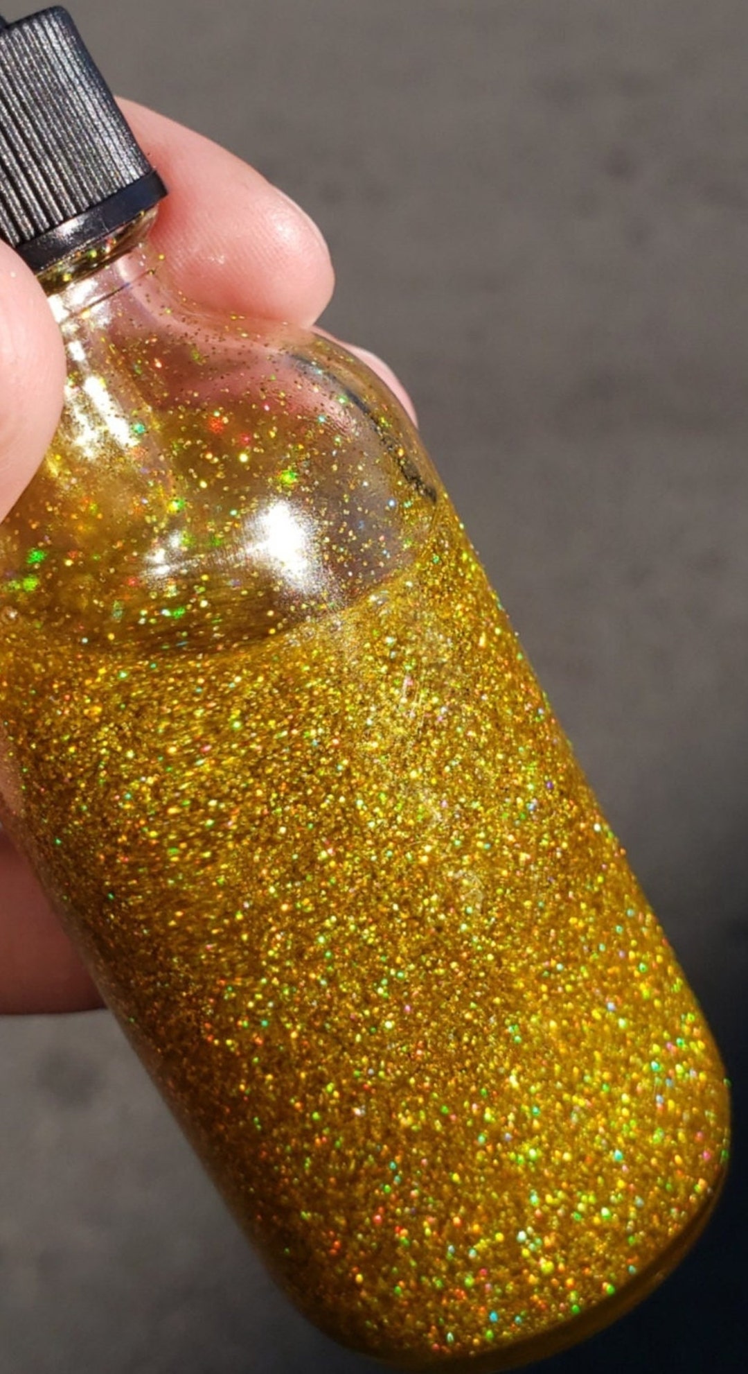 Holo Glitter Body Oil Etsy