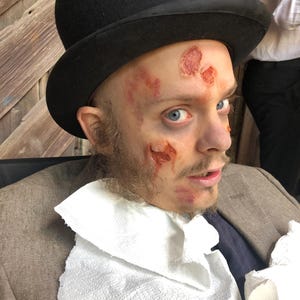 Injury Set – 4-Piece Silicone Prosthetic Wounds | Syncap Encapsulated | SFX Makeup FX | One-Time Use