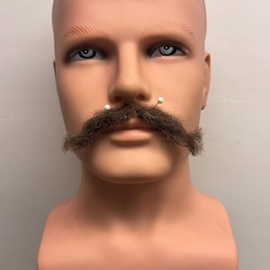 High quality mustache for film and tv, and other media performance.