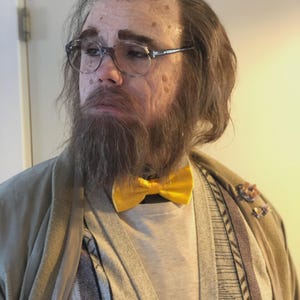 Old Man Face – 3 Piece Silicone Prosthetic Set | Syncap Encapsulated | SFX Makeup FX | One-Time Use