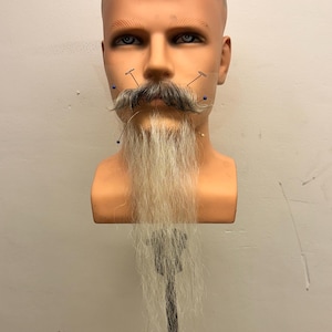 High quality beard and mustache set for film and tv, and other media performance.