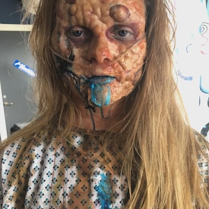 Infected Flesh – 5 Piece Silicone Prosthetic Set | Syncap Encapsulated | SFX Makeup FX | One-Time Use