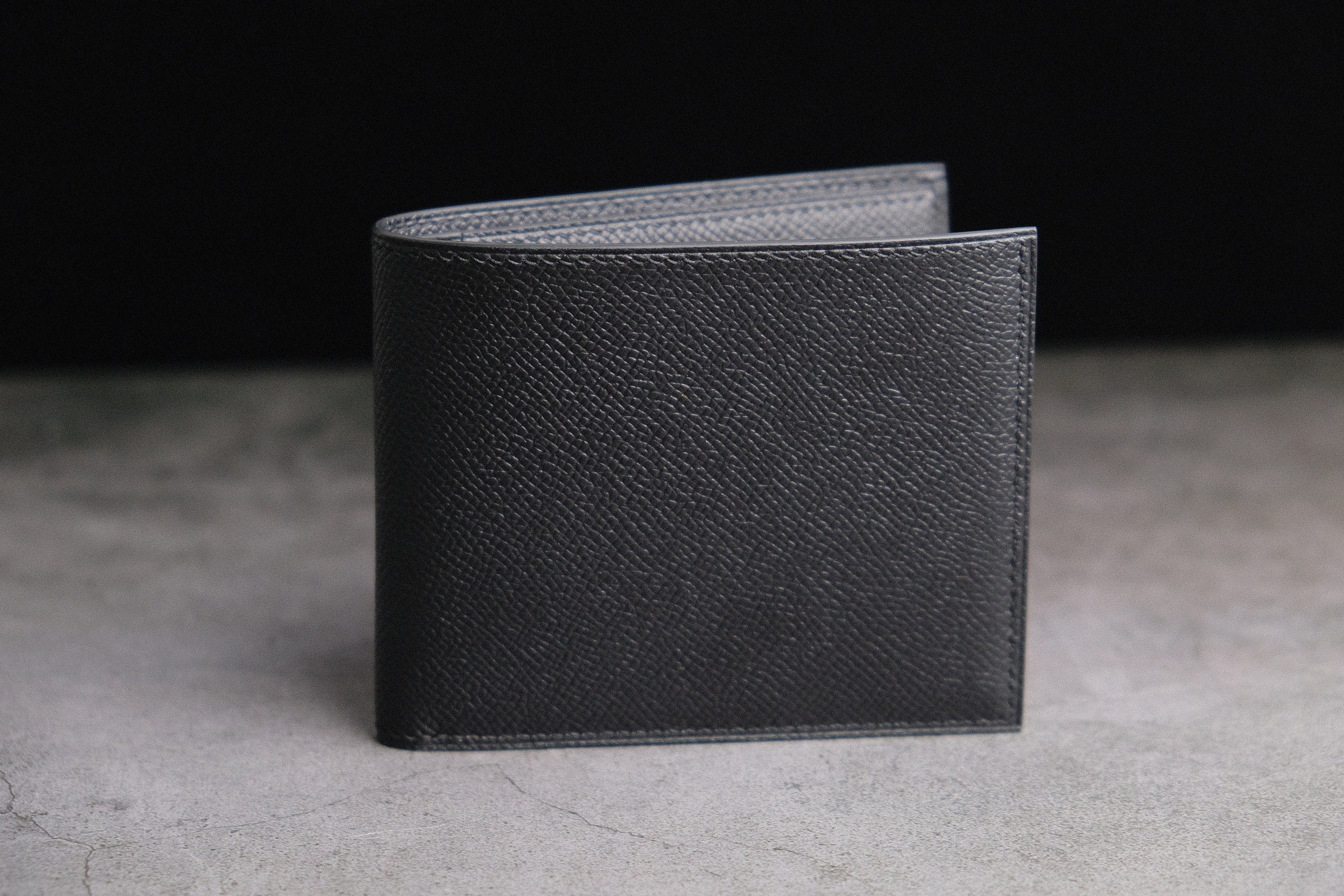 Hand-made Bi-fold Wallet German Weinheimer Epsom 