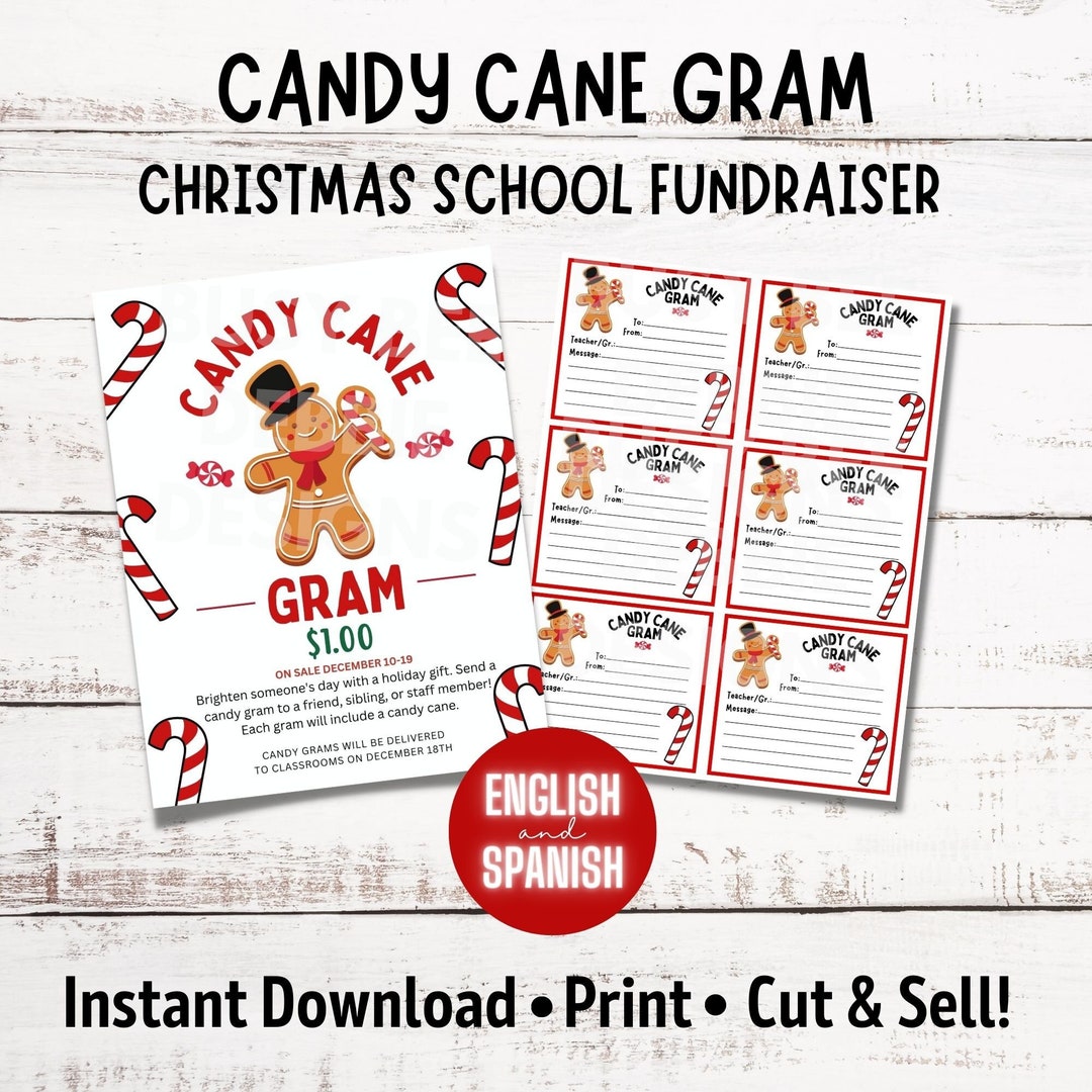 Christmas Candy Cane Gram Template Editable Candy Cane Gram Etsy Christmas Candy Cane Gram Template Editable Candy Cane Gram Etsy