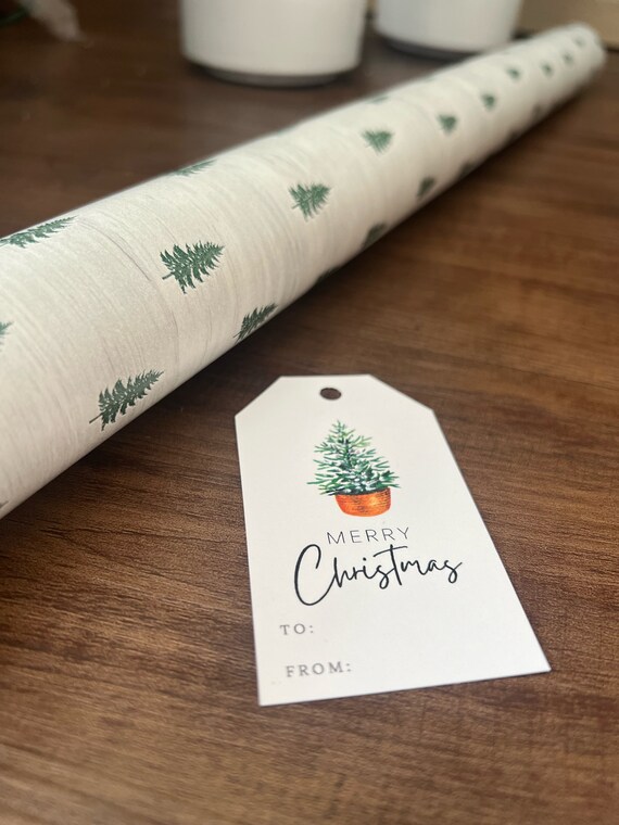 Simple Merry Christmas Printable Gift Tags