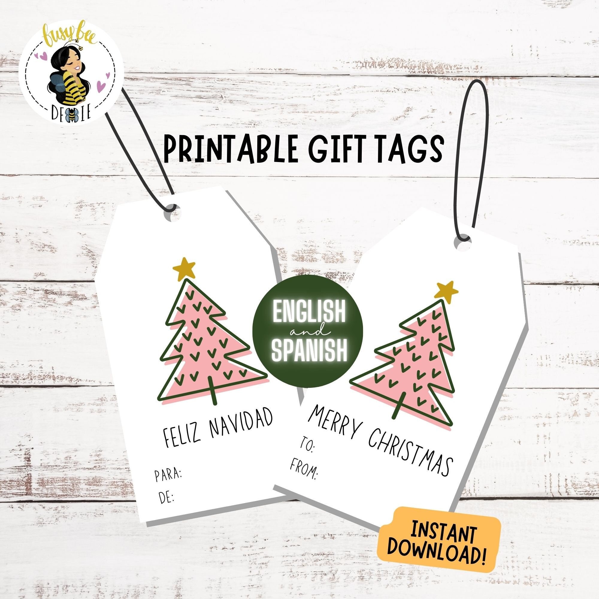 simple-christmas-tree-printable-tag-holiday-gift-tag-template-feliz-navidad-gift-tags-pink-christmas-tree-fun-gift-tags-for-kids-etsy