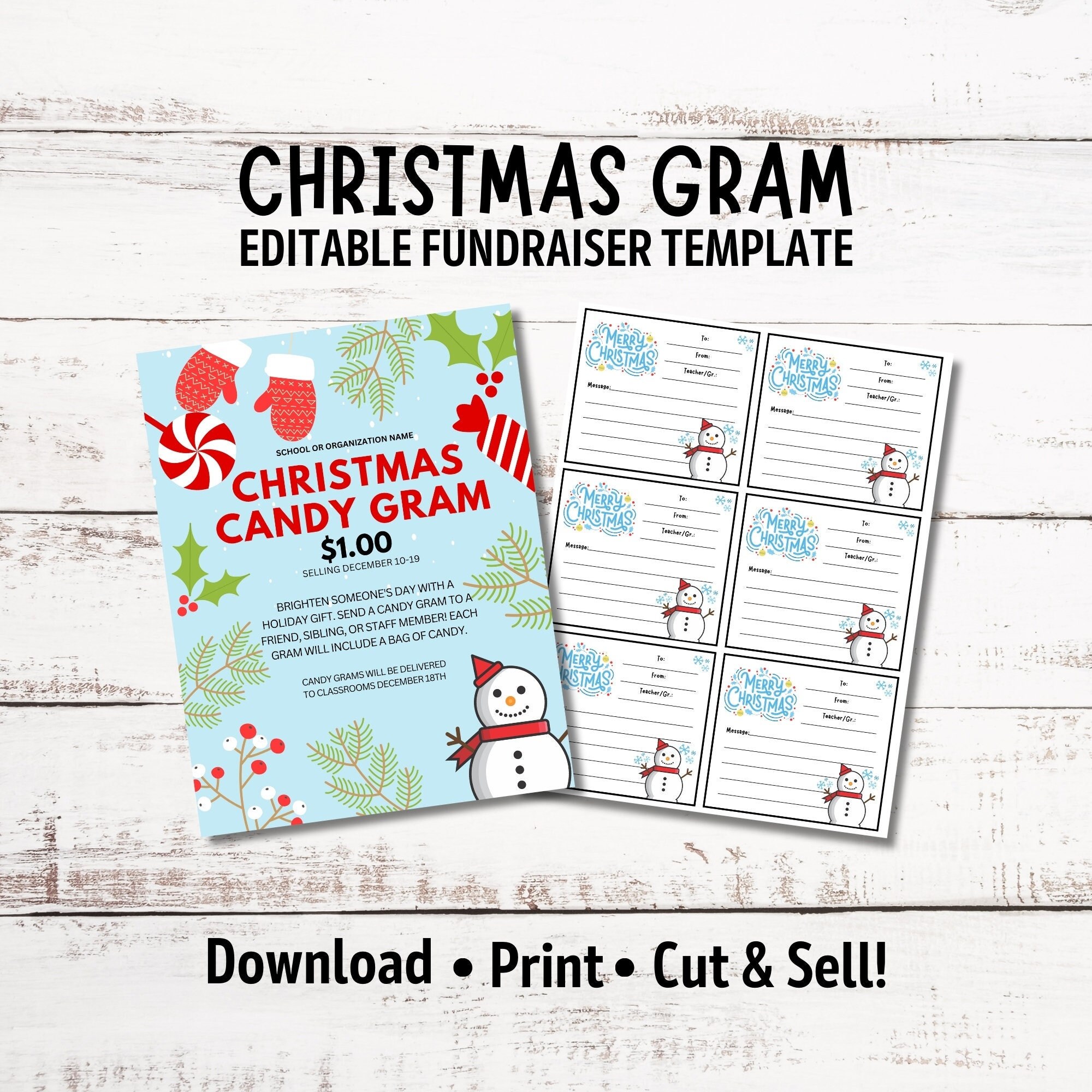 christmas-candy-gram-editable-flyer-holiday-candy-gram-school-fundraiser-snowman-christmas-candy-gram-template-pdf-pta-fundraiser-etsy