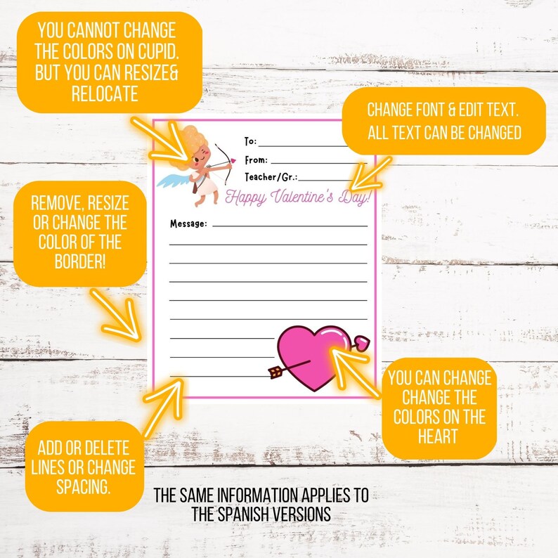 Valentine's Day Candy Grams School Flyer for PTA PTO - Etsy